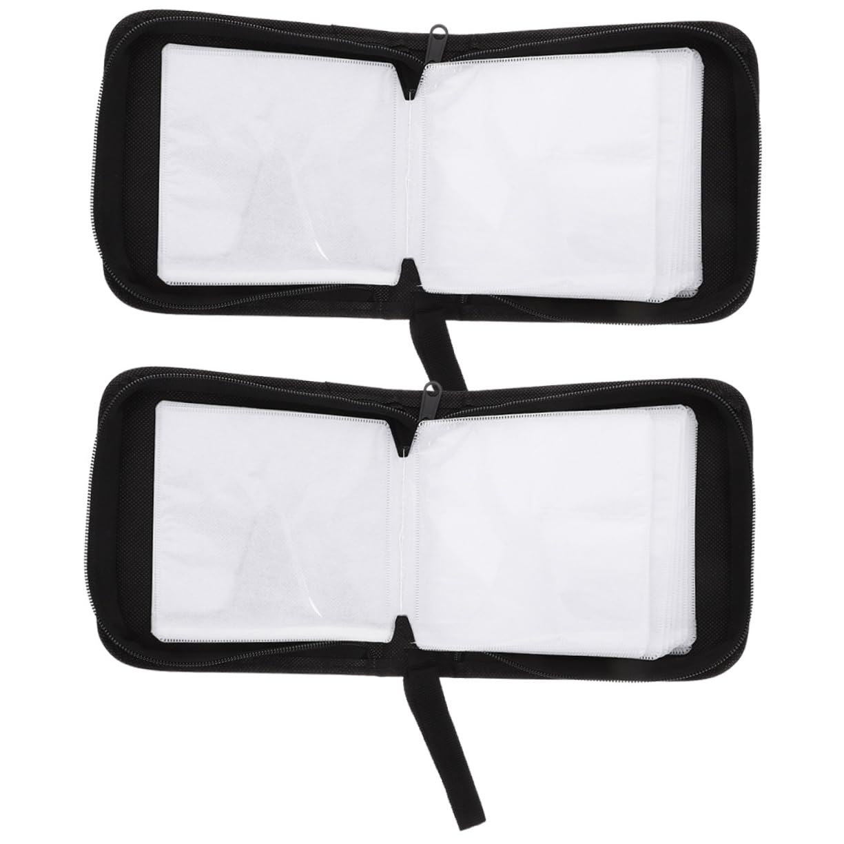 Cabilock 8 Piezas Paquete De Mini Cd Mini Carpeta Cajas De Almacenamiento De Cd Bolsa De Cd De Coche Organizador De Dvd Carpeta De Dvd Páginas Portátil Viajar Caja De Soporte