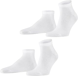 FALKE Men's Happy 2-Pack Sneaker Socks, Breathable, Cotton, Lightweight, 2 Pairs