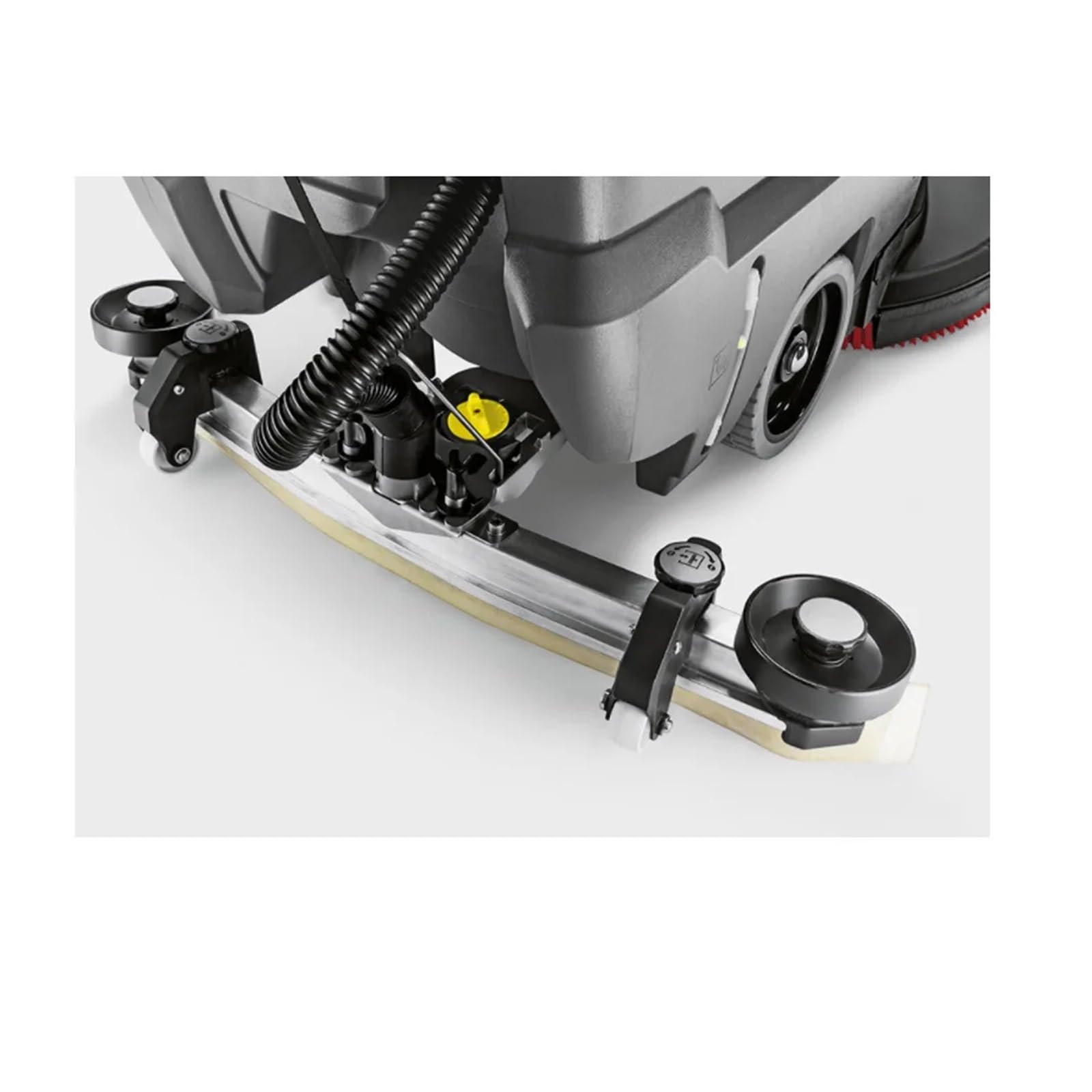 Hoja De Escobilla De Goma Que Retiene Agua, Compatible con Karcher, BD50/50 BD50/70 | Tira de goma de 900 × 76,4 × 48 mm, pieza de fregadora de contacto con suelo blando(A)
