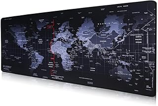 JUGLUTE Mouse Pad Gamer, 800 x 300 x 3 mm XXL Mousepad Extra Grande Alfombrilla Mouse Pad para Juegos, Impermeable con Base de Goma Antideslizante para Gamers Ordenador, PC y Laptop