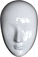 Máscaras Faciais Caseiras, Brancas, para Pintar, Ideais para Bailes de Máscaras.