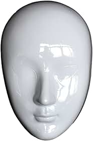 Máscaras Faciais Caseiras, Brancas, para Pintar, Ideais para Bailes de Máscaras.
