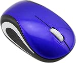 Mini Small Wireless Mouse for Kids Children 3-8 Years Old Child Sized USB Optical Cordless Mice with USB Receiver for PC Laptop Computer (Blue)