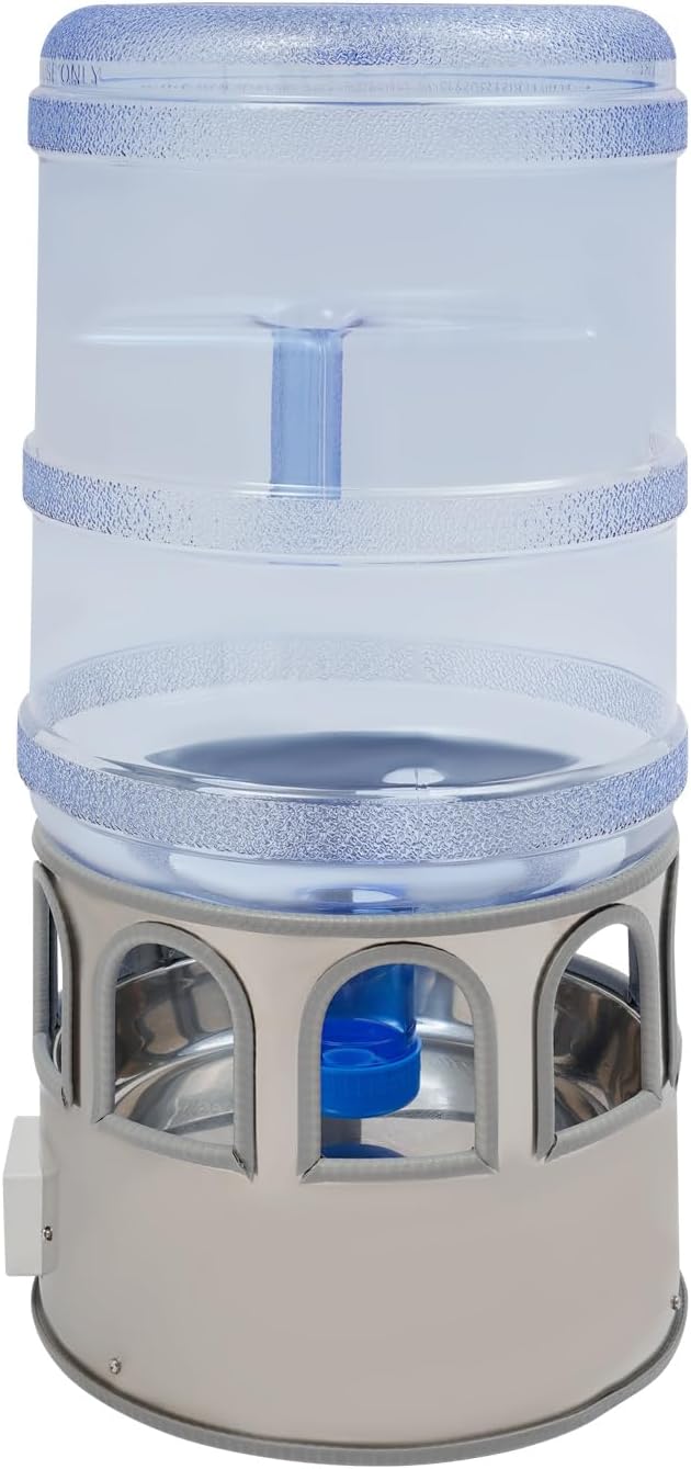 5 Gallon Chicken Water Heater, Winter Poultry Water Heated Machine,LED Display,9.84ft Cord Length for Chickens, Turkeys, and Geese