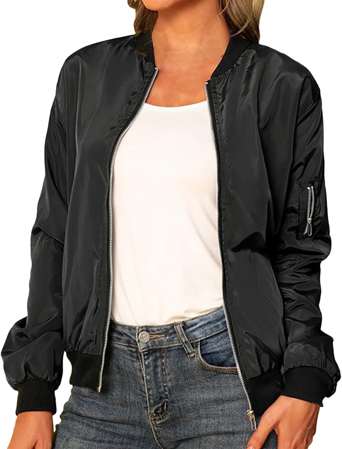 Elegante Blouson Jacke für Damen: Der perfekte Begleiter für den Frühling!