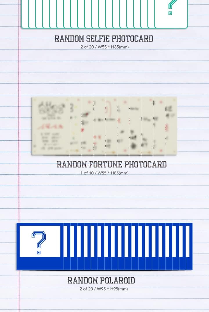 TREASURE 2023 Welcoming Collection Package box+Photobook+Desk Calendar+Photocard set+Selfie photocard+Fortune photocard+Polaroid+Film postcard+Clear sticker set+Mini note+Video kit+Tracking Sealed