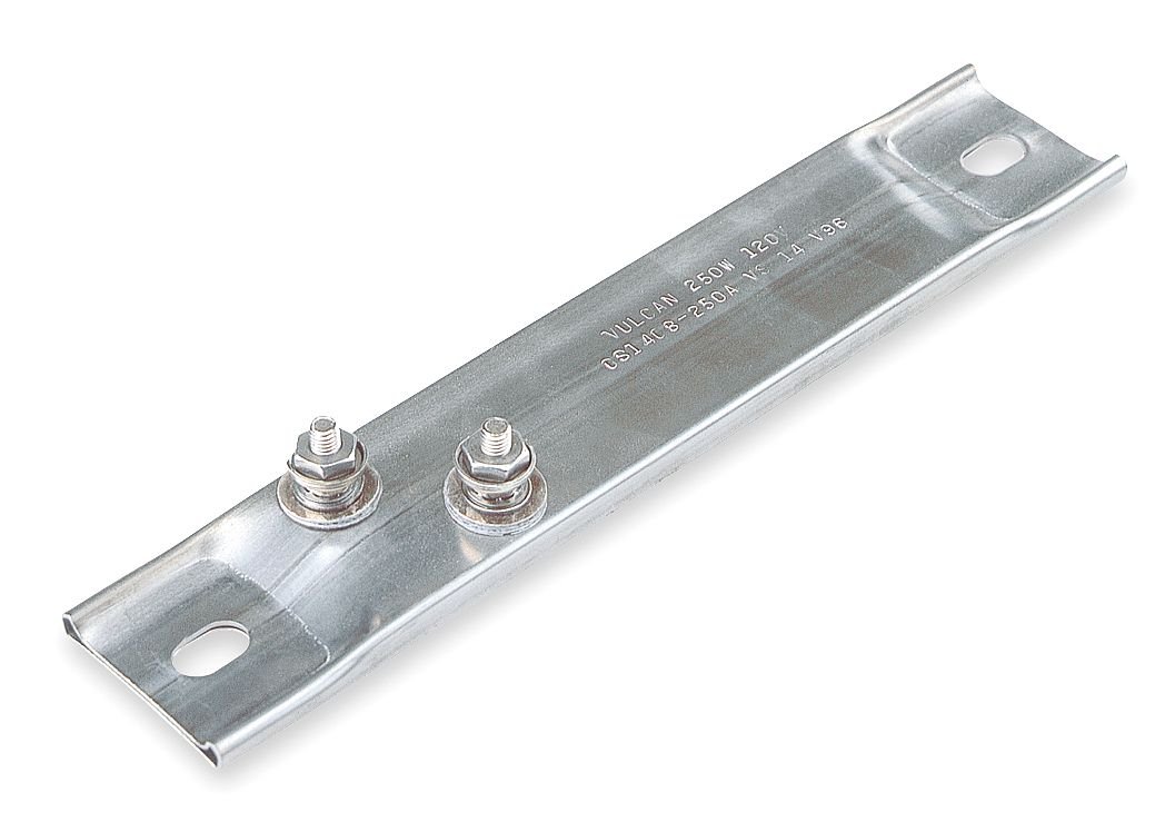 Vulcan Technology - OS1221-500B - Strip Heater, Offset, 1200 F, 240VAC, Watts 500, Overall Length 21