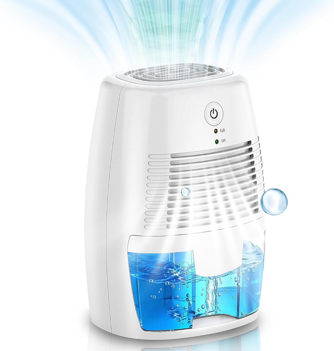 Dehumidifier, 1300 ml Room Electric Dehumidifier, Luftentfeuchter Elektrisch, Small Energy-Saving, Automatic Shut-Off, Portable, Ultra Quiet, Suitable for Bedrooms, Bathrooms and Wardrobes