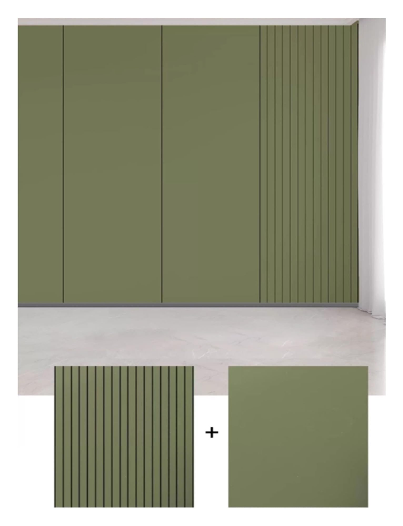 Revestimiento de pared con paneles de madera, papel tapiz con cuentas, panel de pared for decoración de paredes interiores, revestimiento decorativo de listones de pared for sala de estar, cocina, dor
