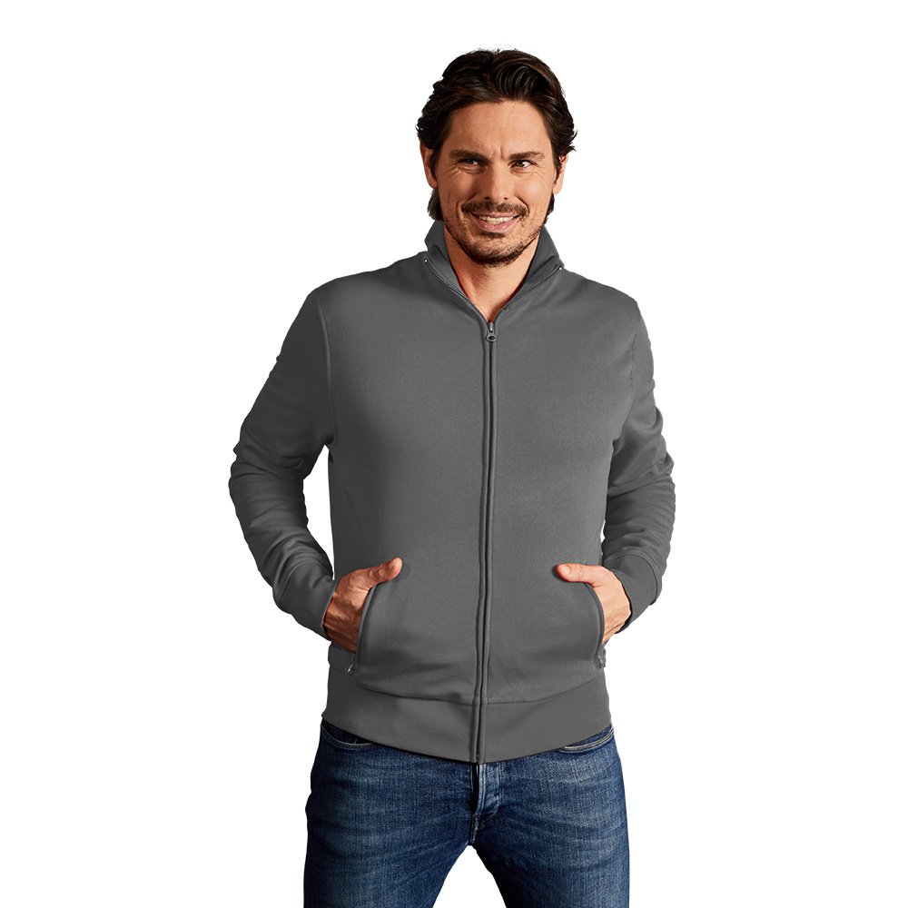 Veste col montant Hommes, gris acier, L