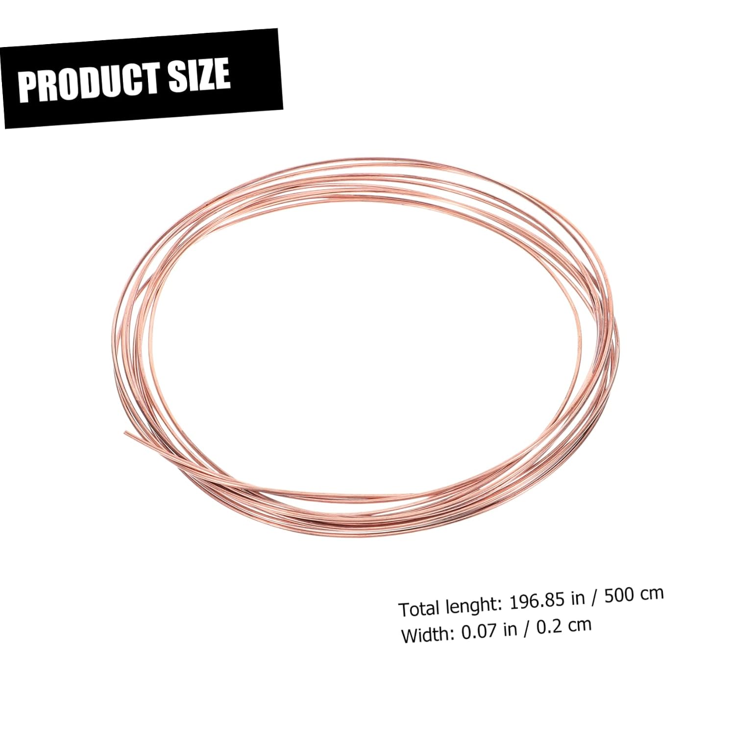 Conductive Copper Wire Thickness for Crafts Sculpting DIY Projects and Electrical Applications Bendable and Durable Copper Wire for Jewelry Making and Home Use