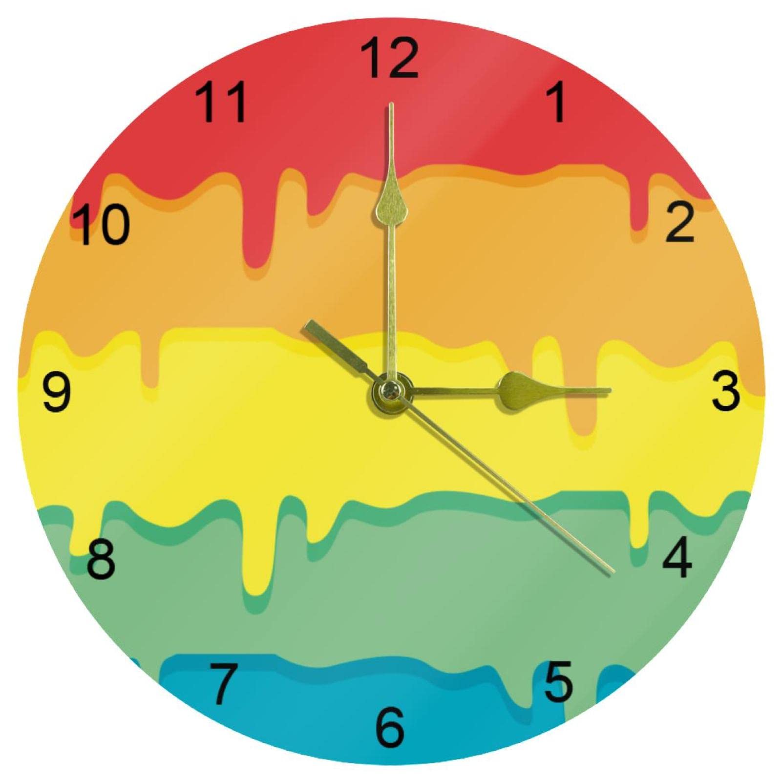 Horloge murale à quartz lisible : fini le stress des retards en cuisine
