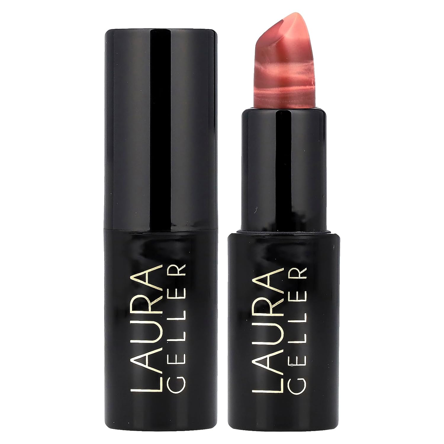 LAURA GELLER NEW YORK Italian Marble Sheer Lipstick – Honey Bun – Hydrating & Lightweight – Vitamin E & Caster Seed Oil – Cream Finish