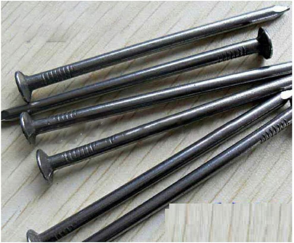 Clavos extralargos for carpintería, 10 piezas, 1/2, 3/4, 1, 2, 3, 4, 5, 6, 7, 8, 9, 10 pulgadas, clavos de acero resistentes(7 Inch (175mm) 20 Pieces)