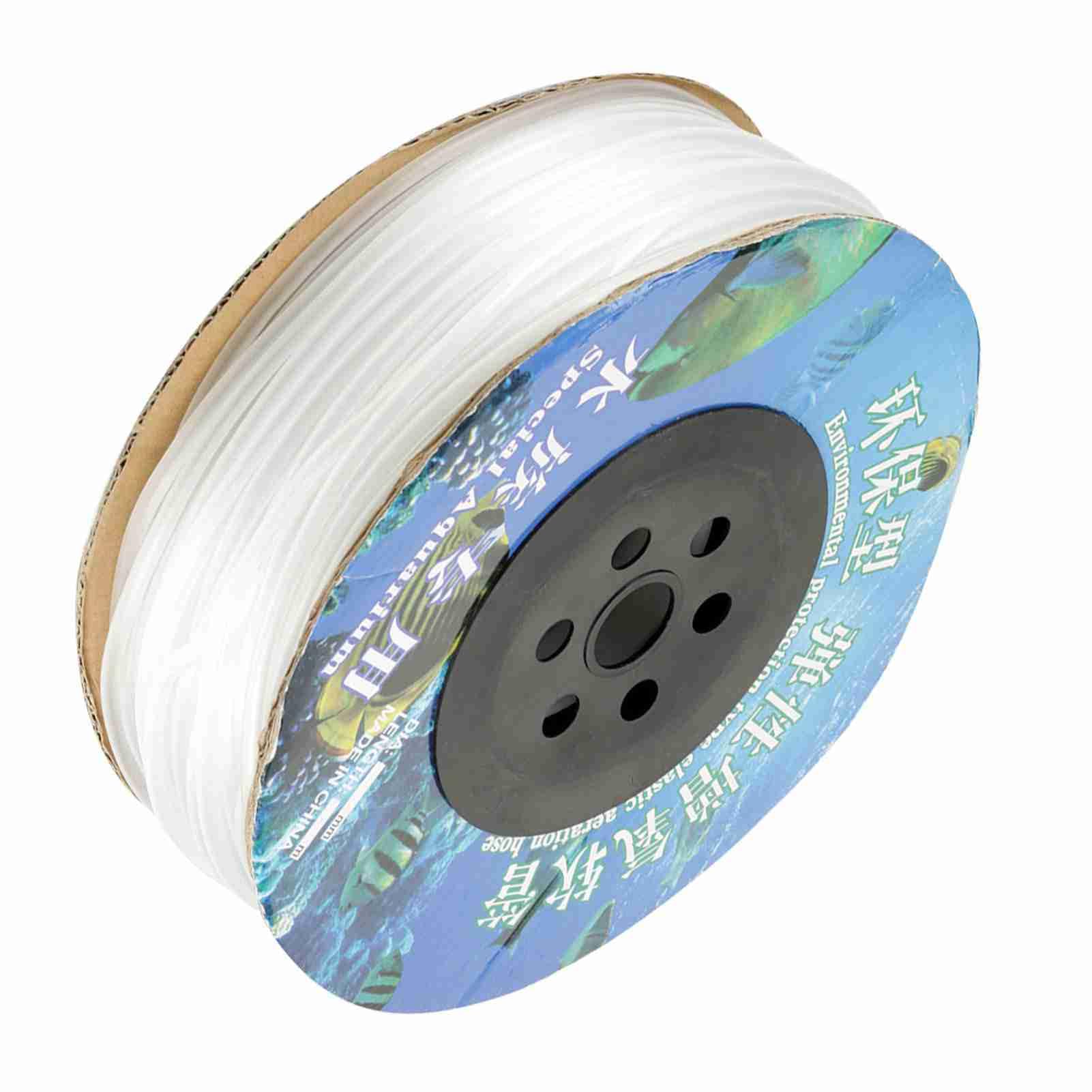 Cryfokt Tuyau d'air Flexible en PVC de 100 M, sans Danger pour Les Poissons, Idéal pour Les Aquariums et Les Aquariums.