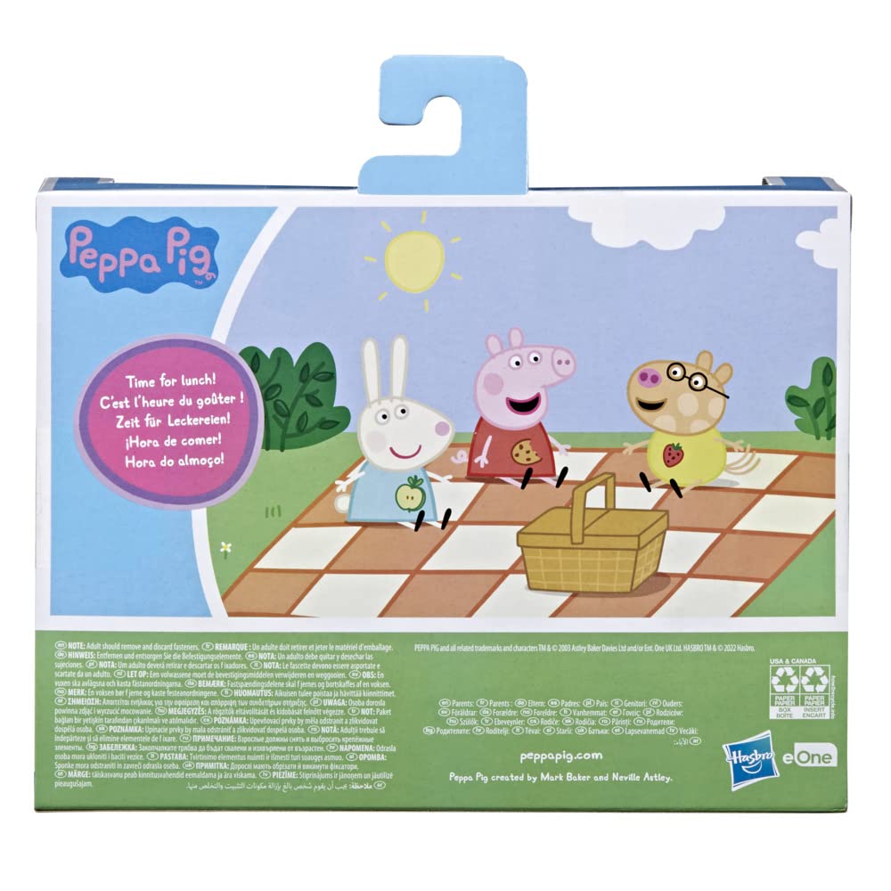 Giocattolo Picnic Peppa Pig Con Figure | Include Peppa, Pedro Pony E Rebecca Rabbit | Regalo Bambini 3+ Anni - 2