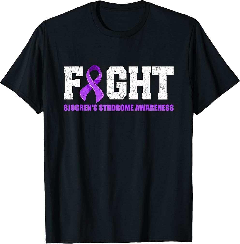 Fight Sjogren's Syndrome Awareness Shirt Sjogren Warrior T-Shirt