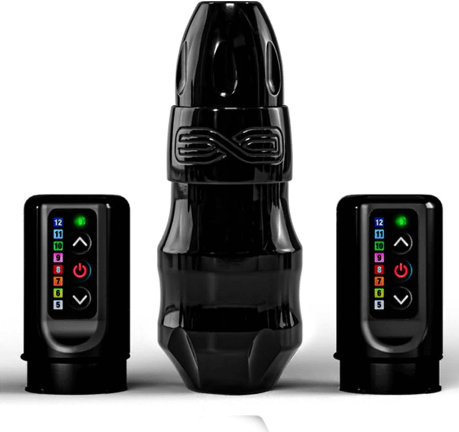 Wireless Tattoo Machine with Battery Pack Ergonomic Grip Design Professional Tattoo Machine Gun- EXO Replica Glossy Black