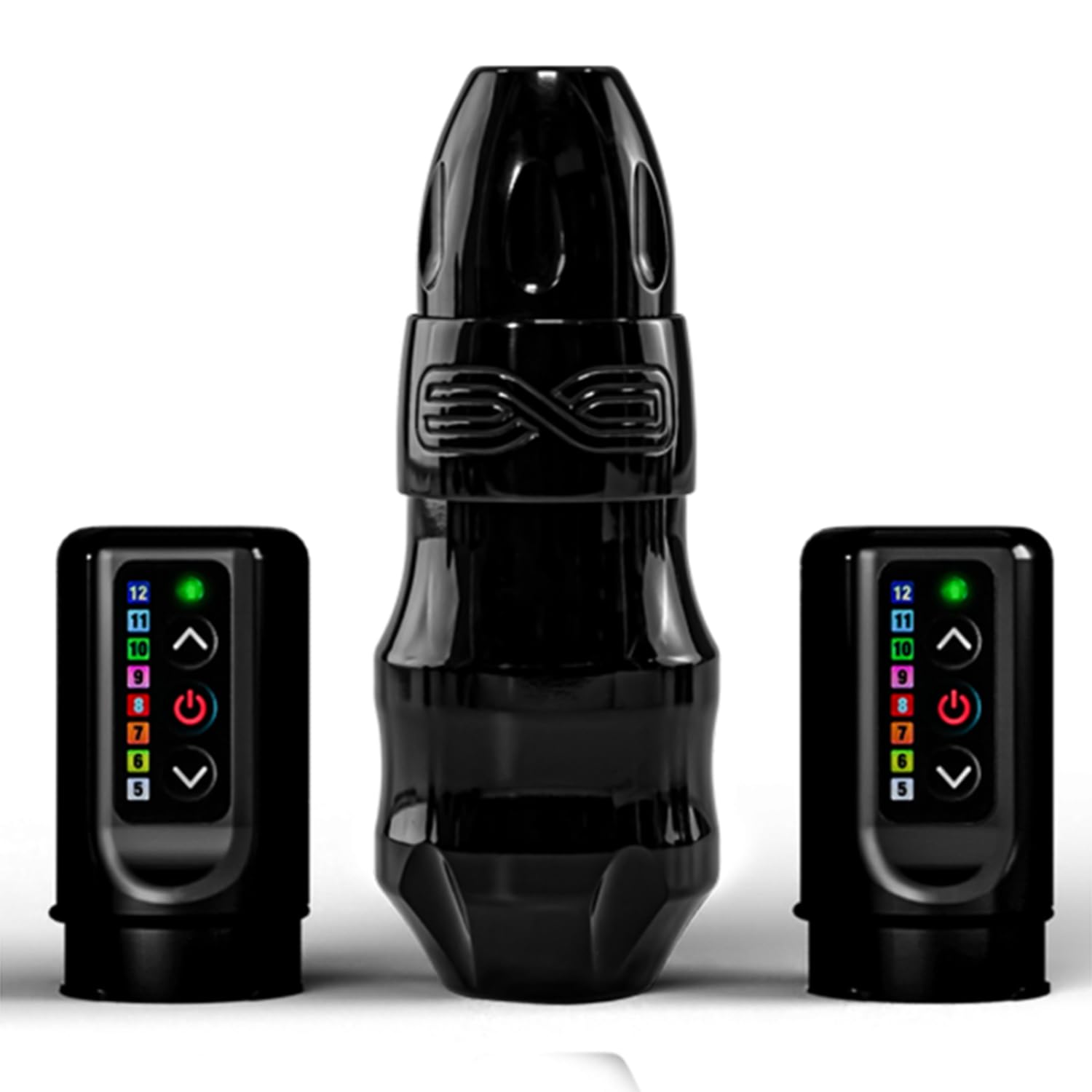 Wireless Tattoo Machine with Battery Pack Ergonomic Grip Design Professional Tattoo Machine Gun- EXO Replica Glossy Black