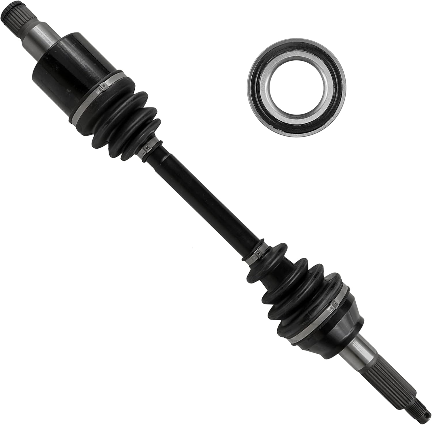 Caltric Rear Left or Right Cv Joint Axle with Bearing Compatible with Polaris Rzr 800 Efi 2008-2014