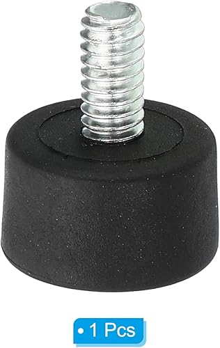 Miniatura 3 de PATIKIL Pies universales de trípode de goma de 14" x 1", piezas de repuesto de trípode antideslizantes para trípodes de cámara, monopie, color negro