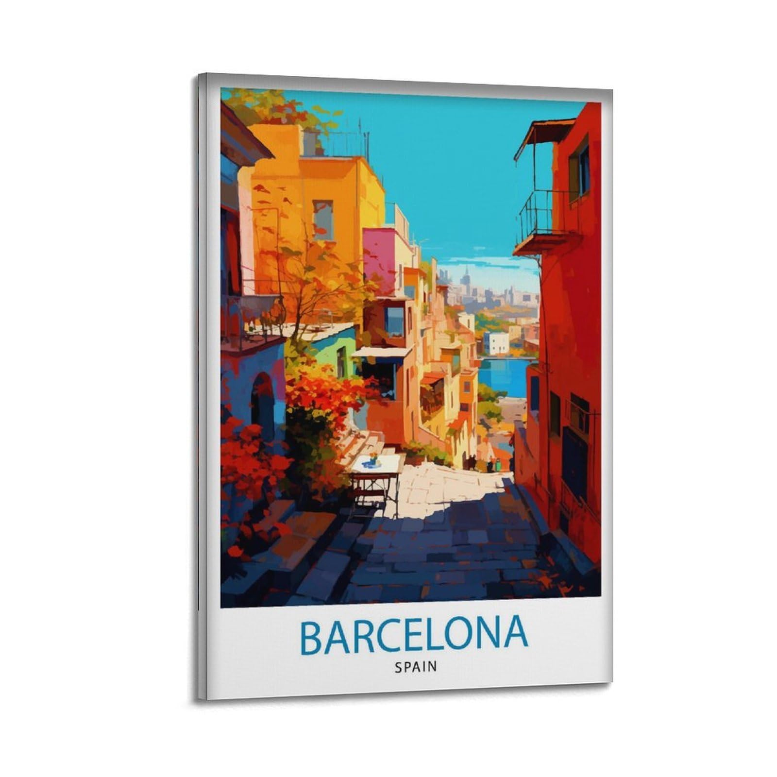 xiaoxiaoshen Barcelona Spain Travel_8 Canvas Poster Wall Art Prints Room Aesthetic Murals Bedroom And Living Decorations 16x24inch(40x60cm)