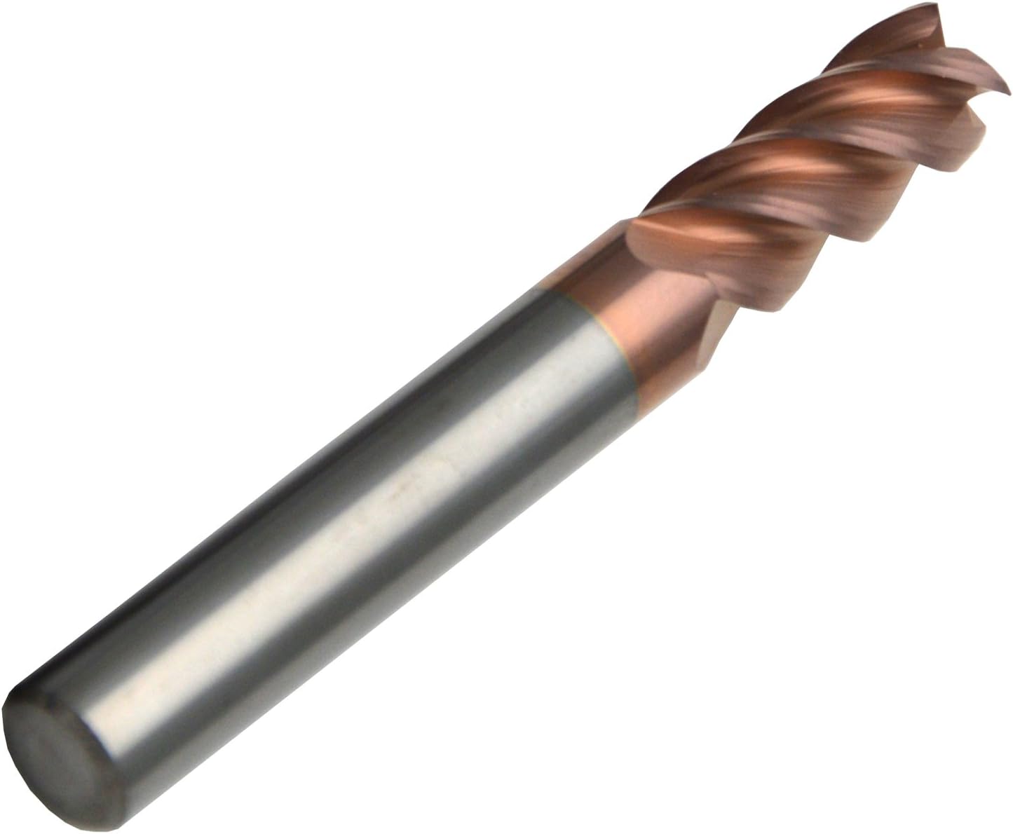 Wokesi 8mm Cutting Dia,8mm Shank Dia,100mm OAL,Extra Long Shank,HRC60,4F lutes,AITIN Coated,Solid Tungsten Carbide,Square End Mill Flat Endmills CNC Router Bits(8mmDia×8mmShank×100mmOAL)