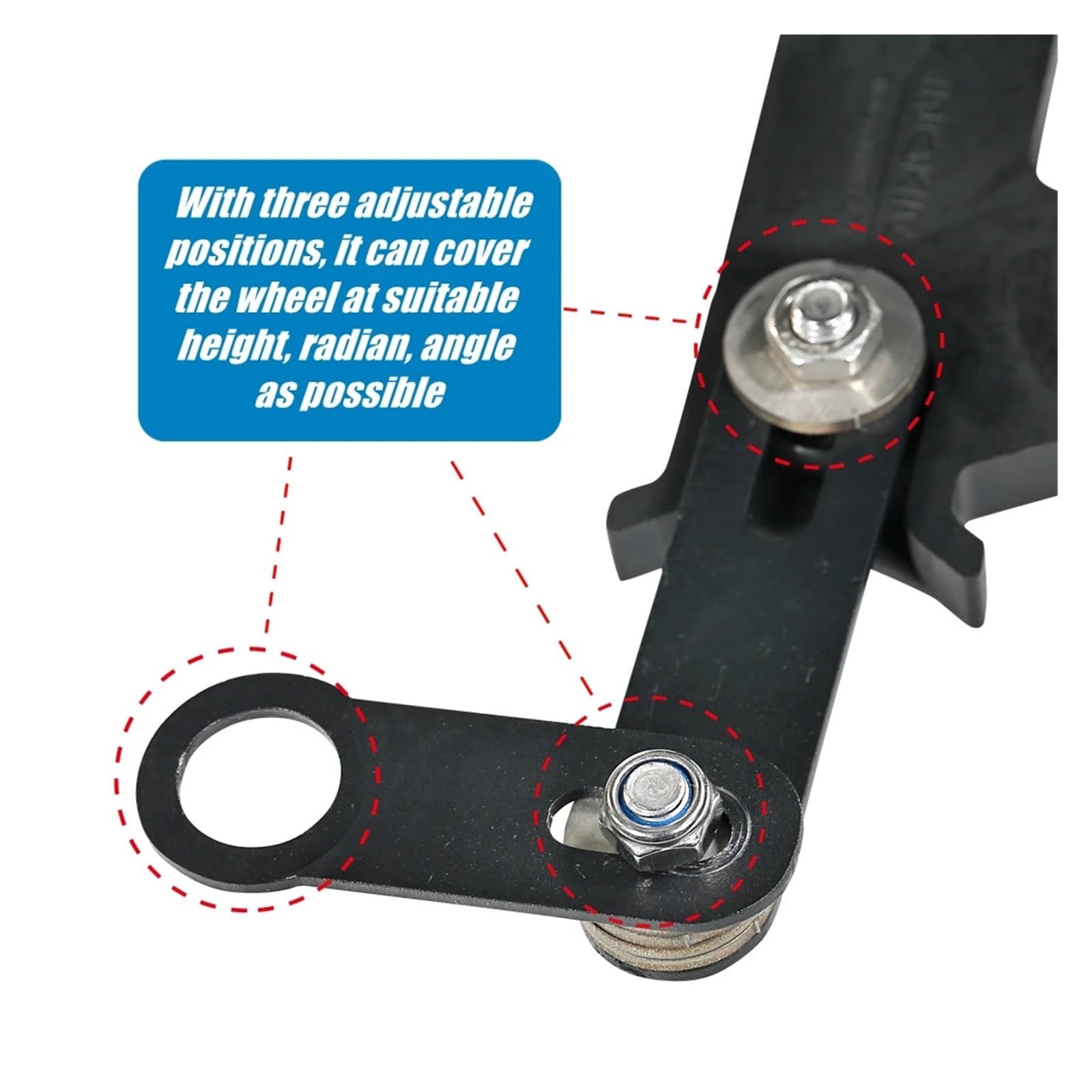 Parafango modificato Modello B Compatibile con DUALTRON VSETT MUKUTA KAABO KUGOO TEVERUN parafango Anteriore e Posteriore for Scooter Elettrico da 10 Pollici(2 Pieces)