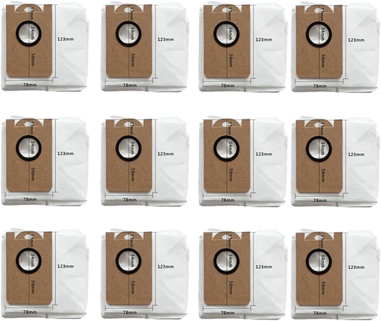Dust Bag,Compatible For Proscenic M7 Pro M8 Pro,Compatible For VIOMI VXVC11,Compatible For Kyvol Cybovac S31,Compatible For Uoni V980 PLUS,Compatible For Honiture Q6 Robot Vacuum Cleaner Part ( Color