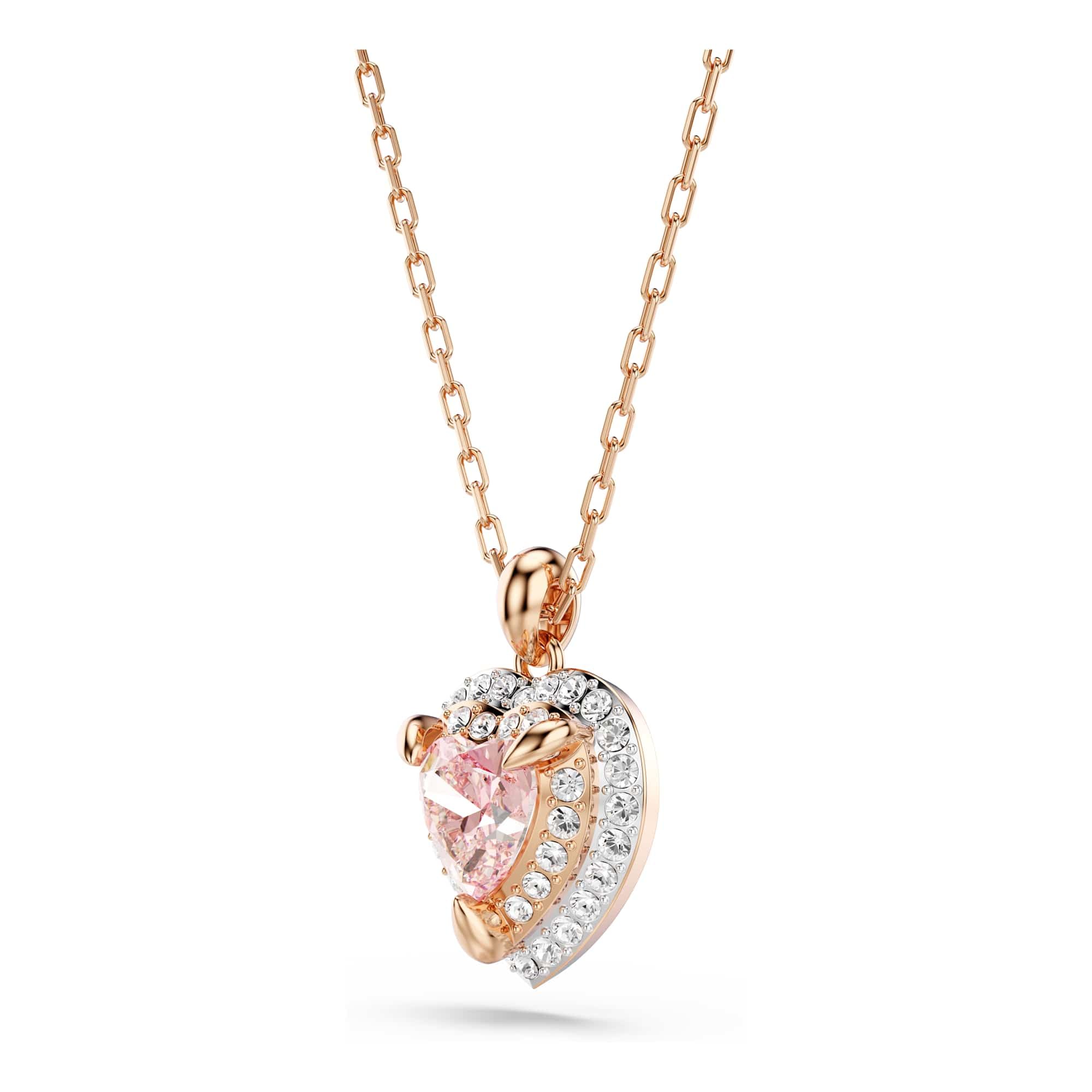 Swarovski One Collezione Ciondolo, Taglio a cuore, Pavé, Cuore