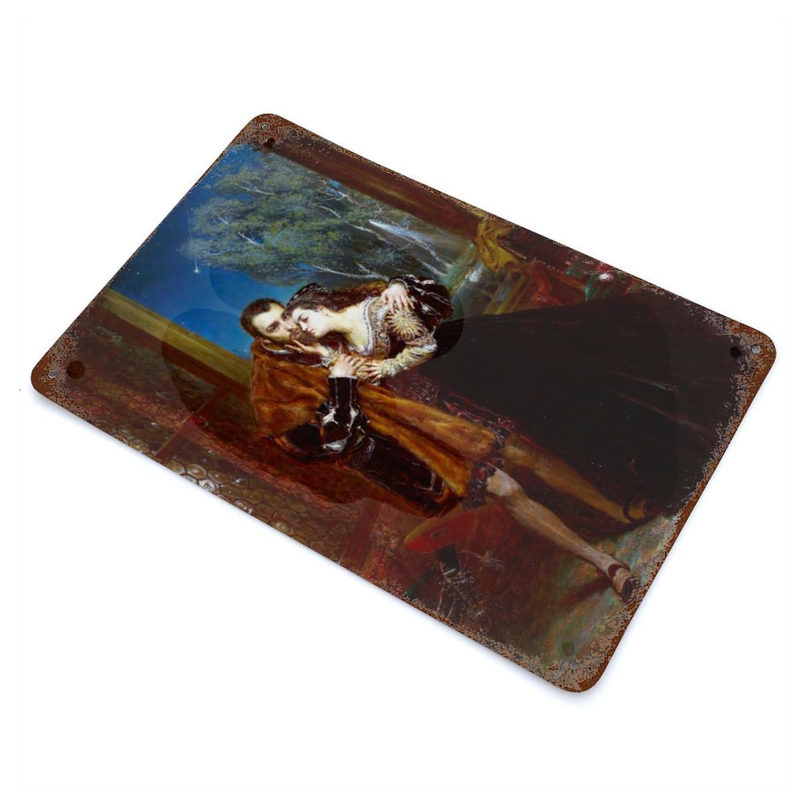 Vintage Rust Metal Sign Sigismund Augustus 11.8"x7.9", Decorative Metal Wall Art for Basement, Hobby Room And Garage Decor