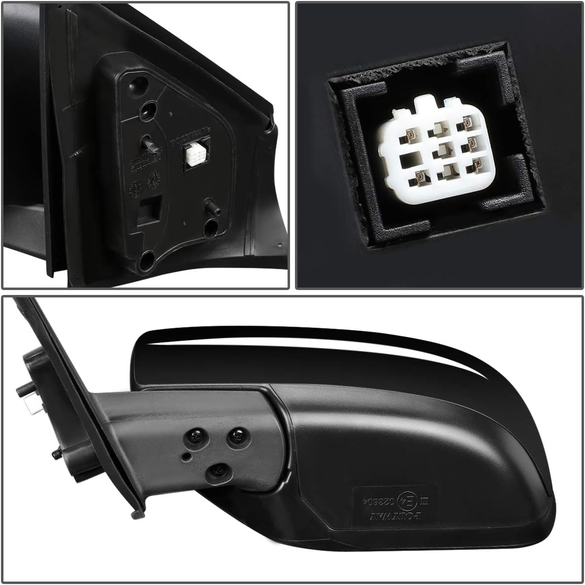 Auto Dynasty MA1320157 OE Style Powered + Heated Driver/Left Side View Door Mirror Compatible with Mazda CX9 07-09