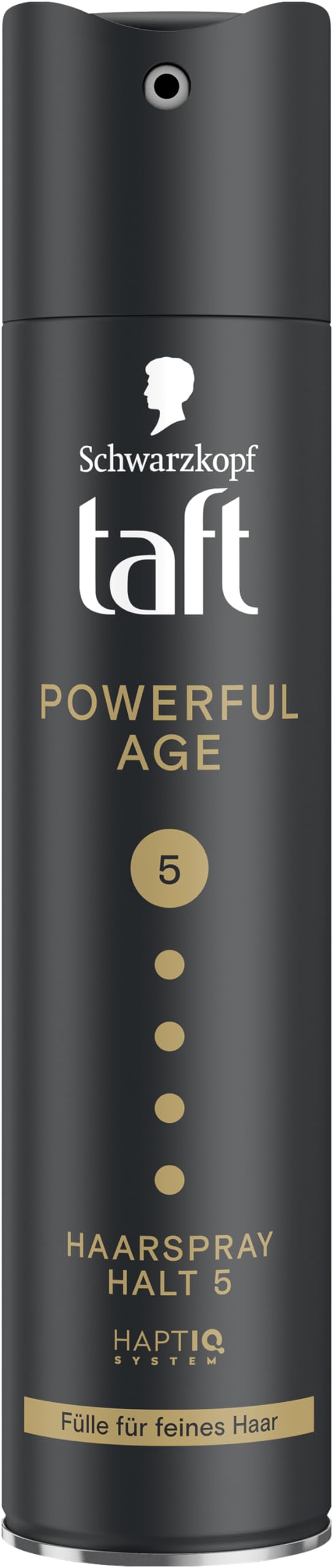 Taft Haarspray Powerful Age Haltegrad 5 (250 ml), für dünner werdendes Haar