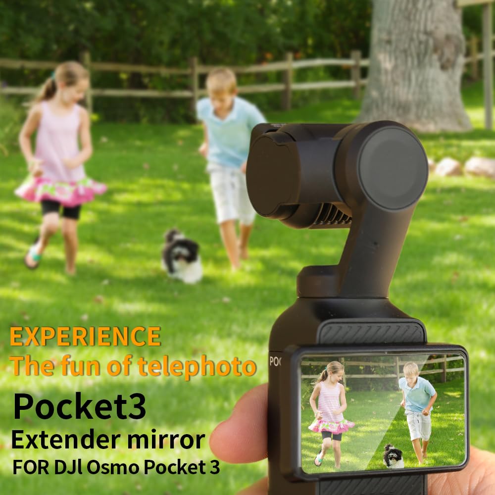 Témisme de Téléobjectif de Grossissement 2X pour la Caméra 3, 2X Zoom Lens, Photography à Longue Distance, Revêtement HD, Compatible avec 3