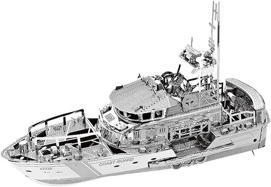MoTu 3D Metal Nano Puzzle Lifeboat Model Kits C22201 DIY 3D Laser Cut Jigsaw Toys