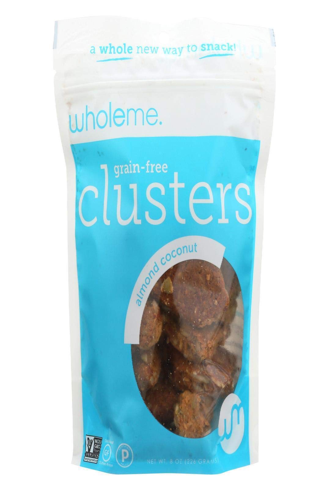 WholeMe, Almond Coconut Grain-Free Clusters, 8 oz