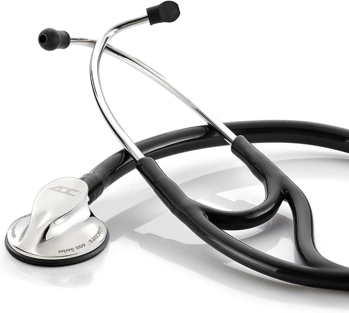 Adc (American Diagnostics Corp) Adscope Cardiology Stethoscope, Black