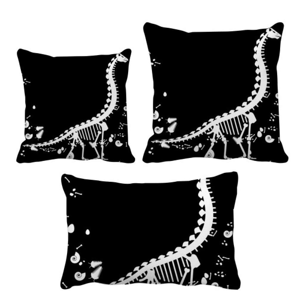 Housse de coussin os de dinosaure pour raviver un canapé terne avec style