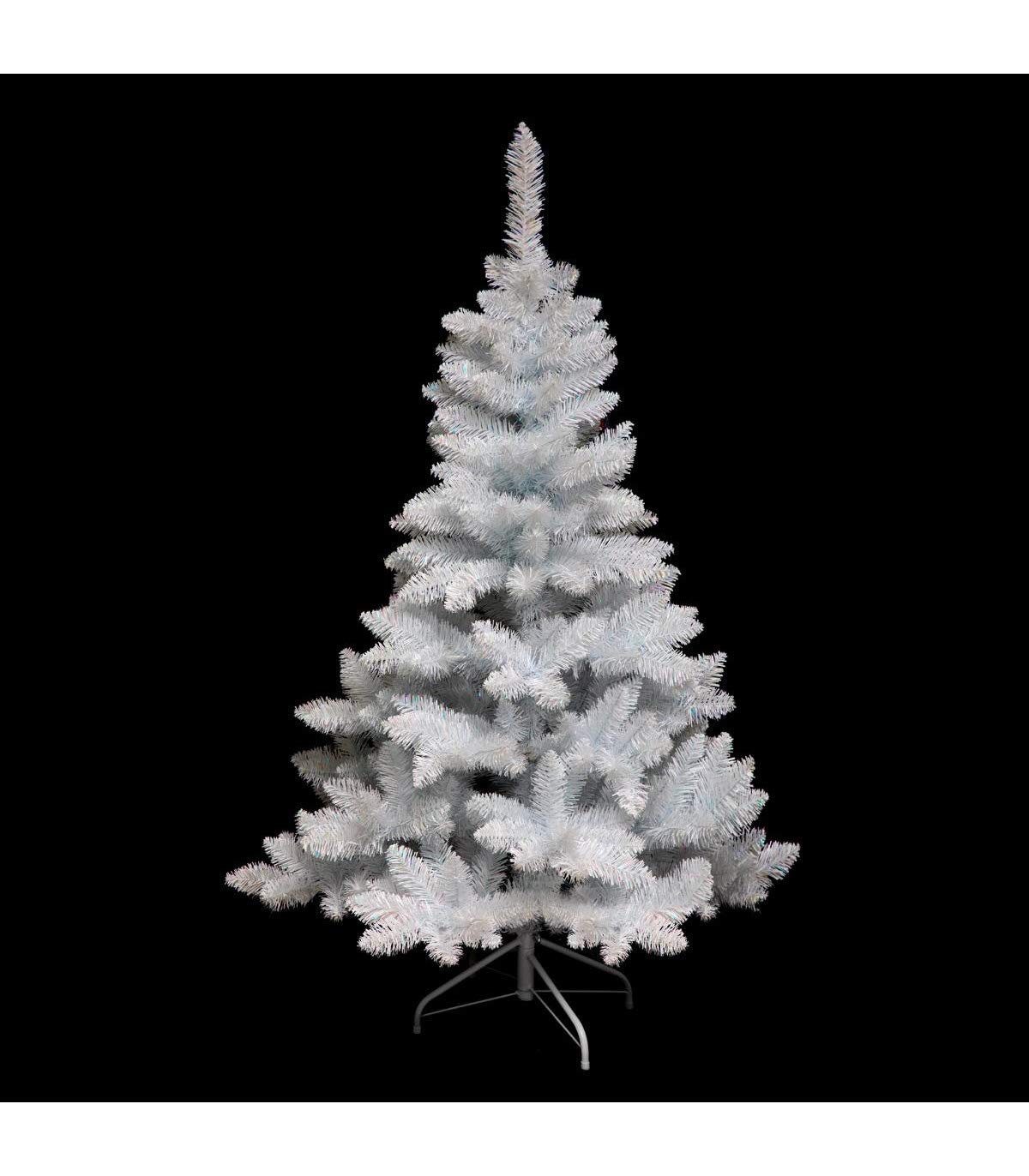 FEERIC CHRISTMAS Christbaum Elegant 150 Cm Weiß – Künstliche Fichte, Winterliche Deko, Fertig Beleuchtet?
