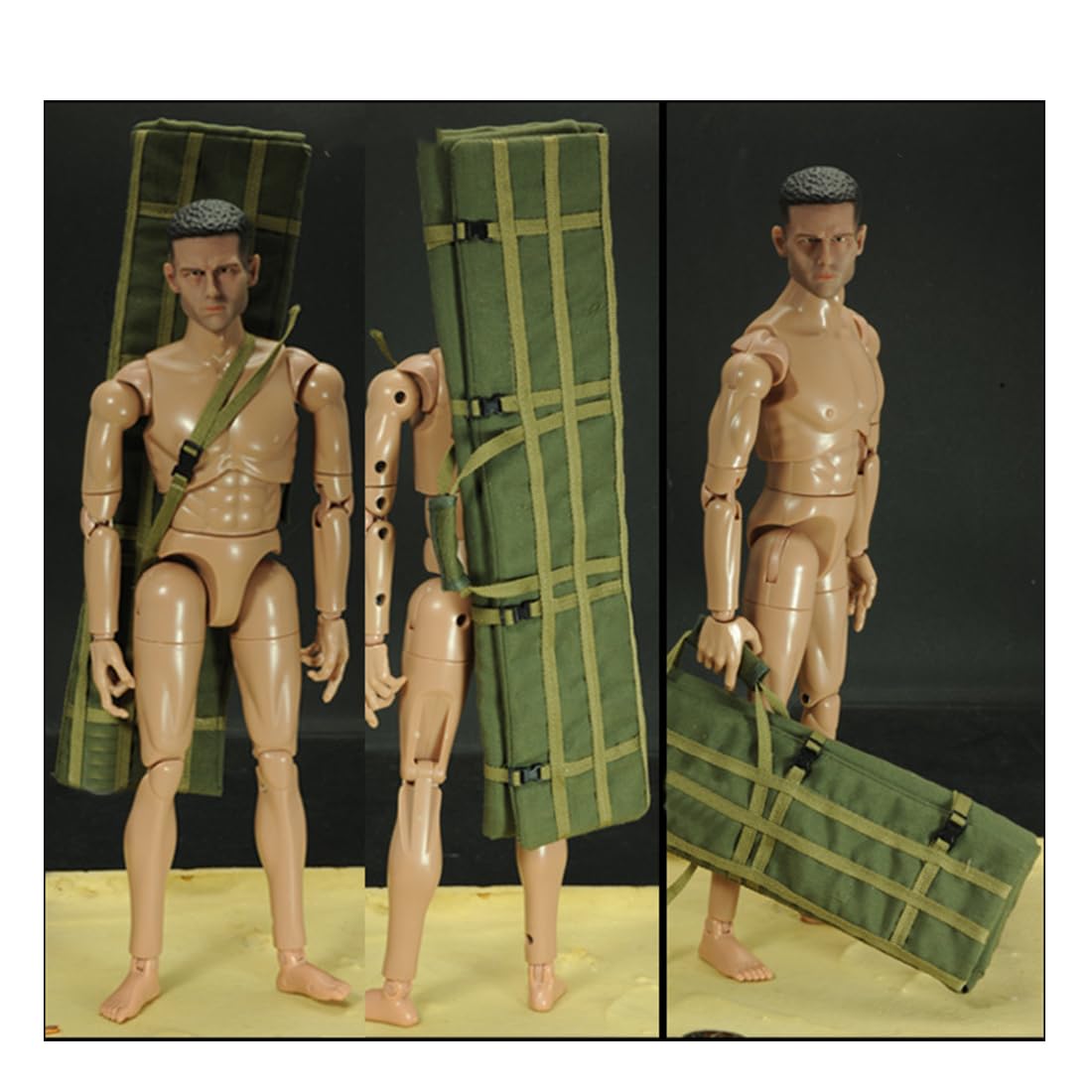 Bewegliche Soldaten Figur, 1/6 Maßstab Vintage Militär Bewegliche Special Forces Soldatenfigur mit Zubehör, Sammelfigur für Teenager und Enthusiasten (Scharfschütze)