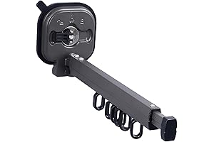 Innovative Retractable Clothes Drying Rack with Powerful Suction Cups