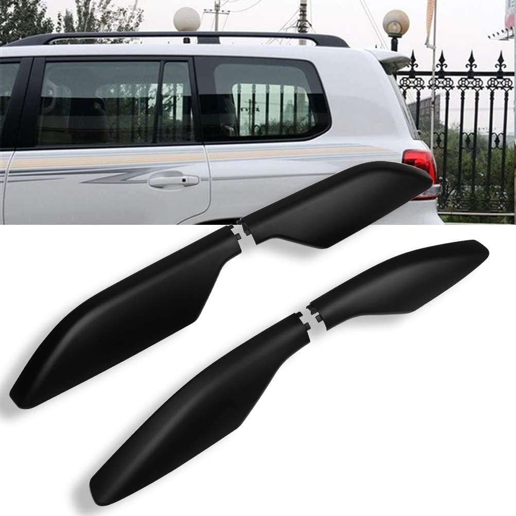 Roof Racks 4Pcs Black Covers Compatible for Toyota for Land Cruiser Prado Fj120 2003-2009 Luggage Cargo Carrier