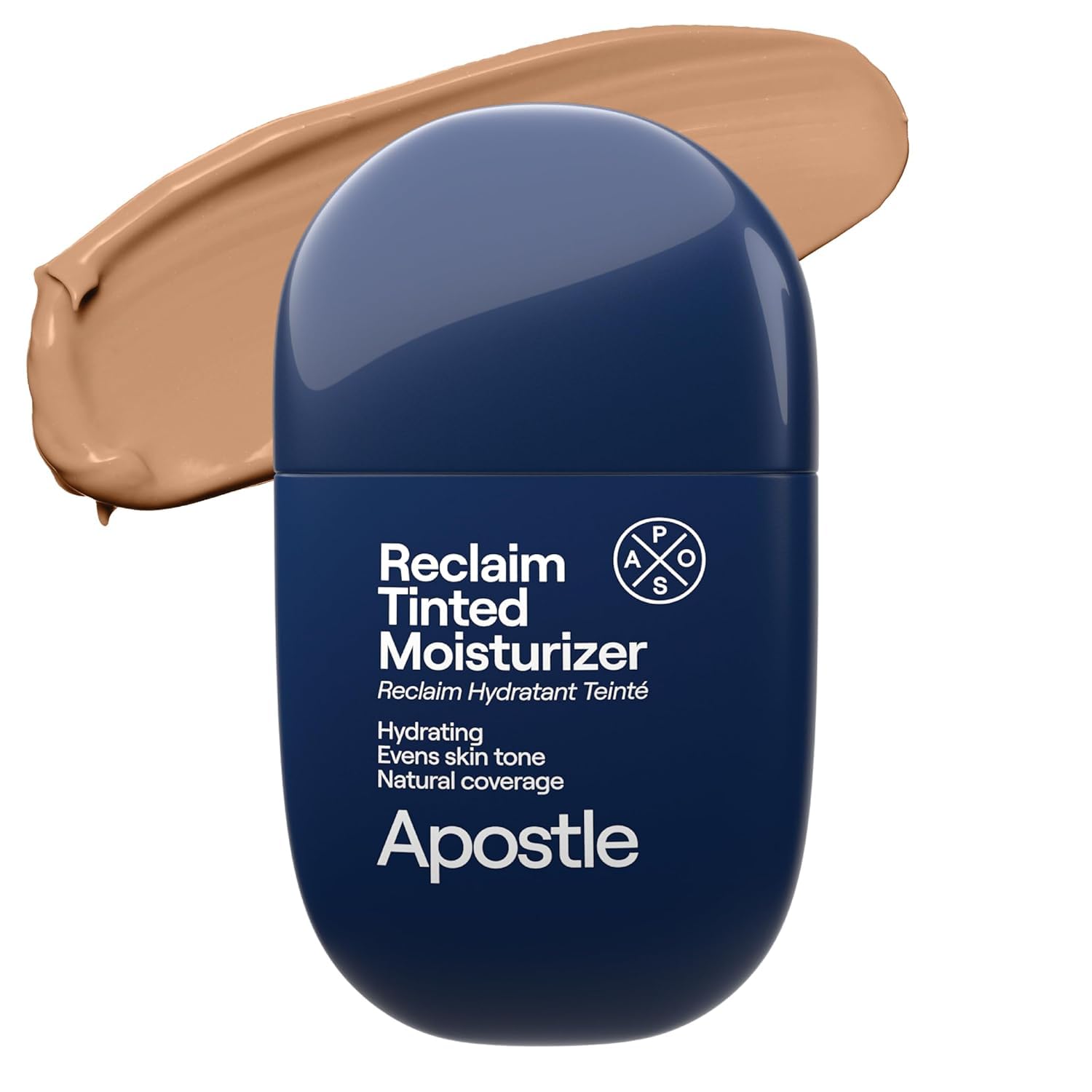 APOSTLE Reclaim Tinted Moisturizer for Men 6 Cornwall - Niacinamide Vitamin E Squalane Hyaluronic Acid Tinted Face Moisturizer