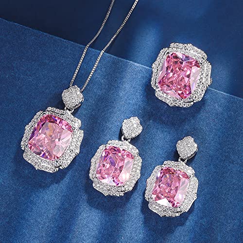 Ensembles de Bijoux de Mariage en Quartz : parure de haute qualité avec bague et collier