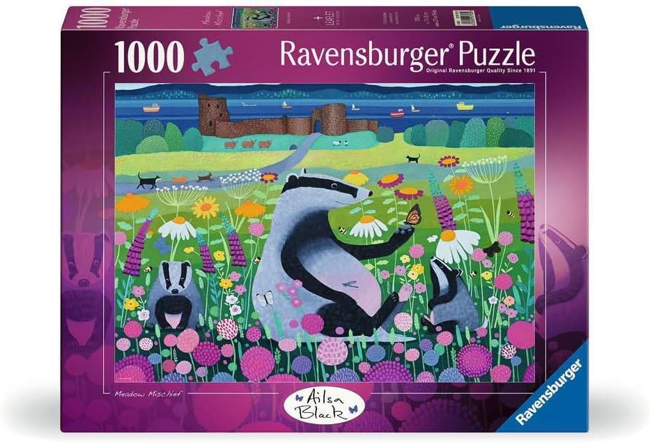 Ravensburger Meadow Mischief 1000 Piece Puzzle for Adults