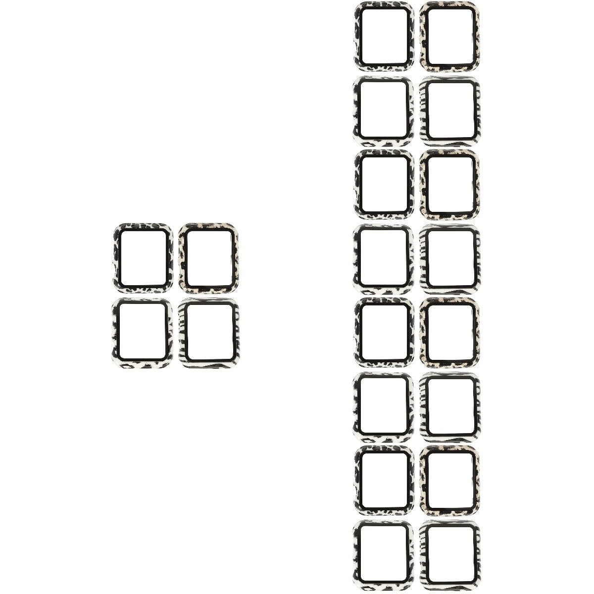 DOITOOL 5 Juegos De Protectores De Pantalla para Reloj De 38 Mm Cubierta De 38 Mm con Borde Curvo Frontal Completo 4 Unidades X 5