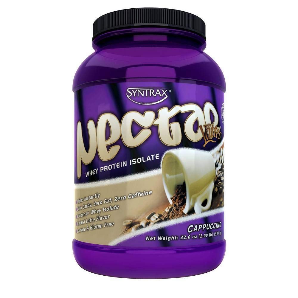 Syntrax - Nectar - Cappuccino - 36 Serving Jug - High Protein 23g - Zero Carbs - Zero Fat - Lactose & Gluten Free