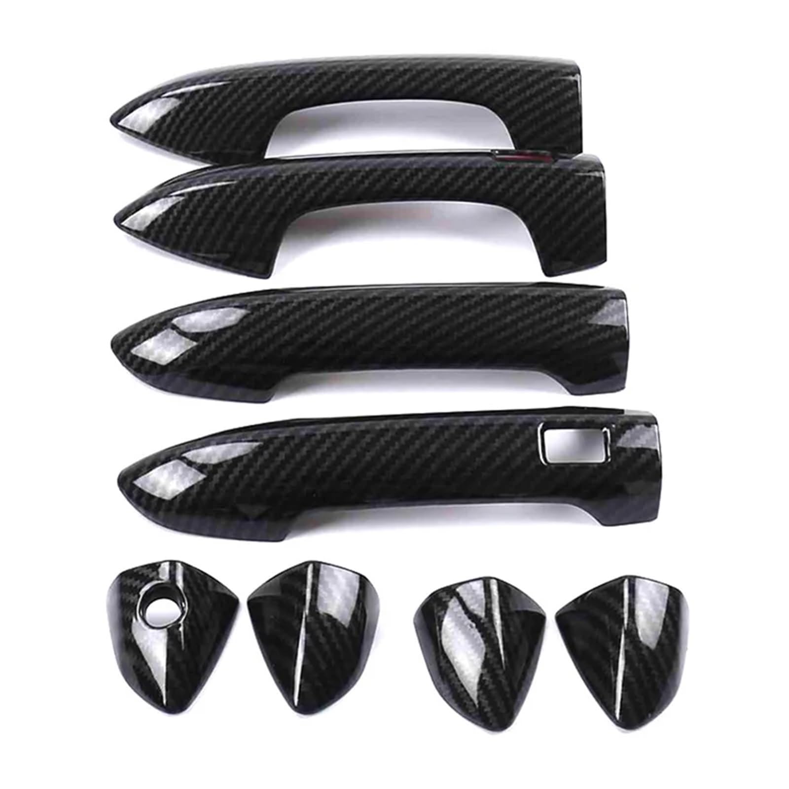 Aiwejdf 1 Hole 2 Smart Fiber Exterior Door Handle Hinge Repair Kit Fit For Geely Colorful 2018-2021 Door Bowl Handle Car Scratch-Proof Special Modified Accessories Supplies(1 Hole 2 Smart Fiber)