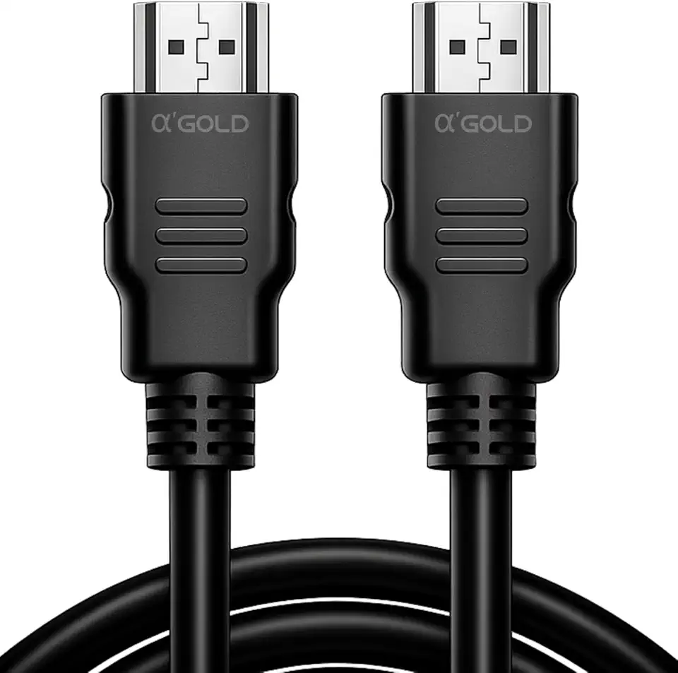 Cabo HDMI 4K 2.0 Ultra HD 1 Metro – Alta Definição com HDR, 3D, Ethernet e Construção Blindada, Compatível com PS4, PS5, Xbox, TV, Monitor e Projetor