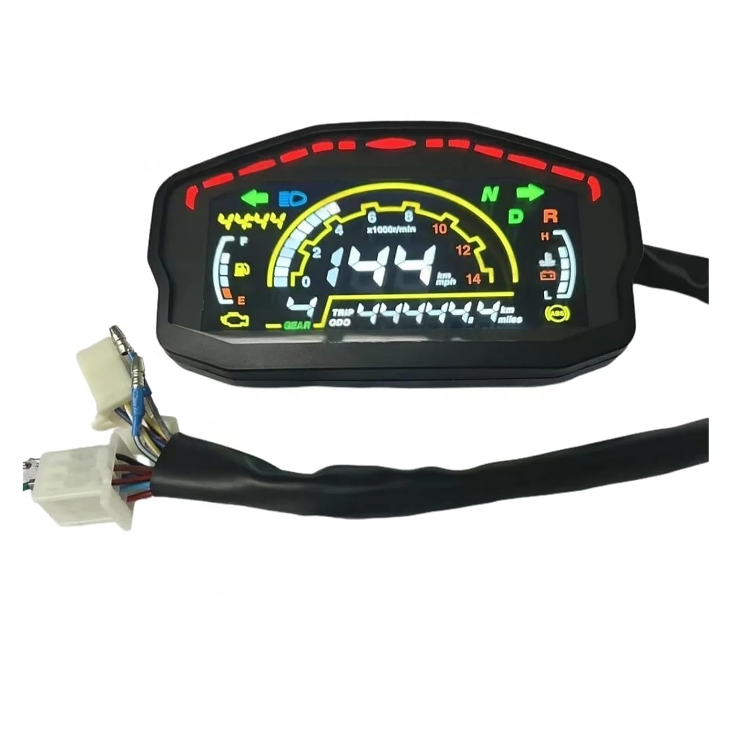 Motorcycle Speedometer Tachometer for HO&ND&A for Du&Cati for KA&was&AKI for Su&zuki Universal Moto Digital Speedometer Fuel Meter Tachometer Accessories